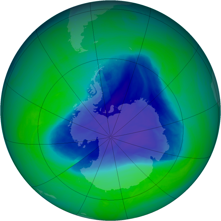 Ozone Map 2004-11-12
